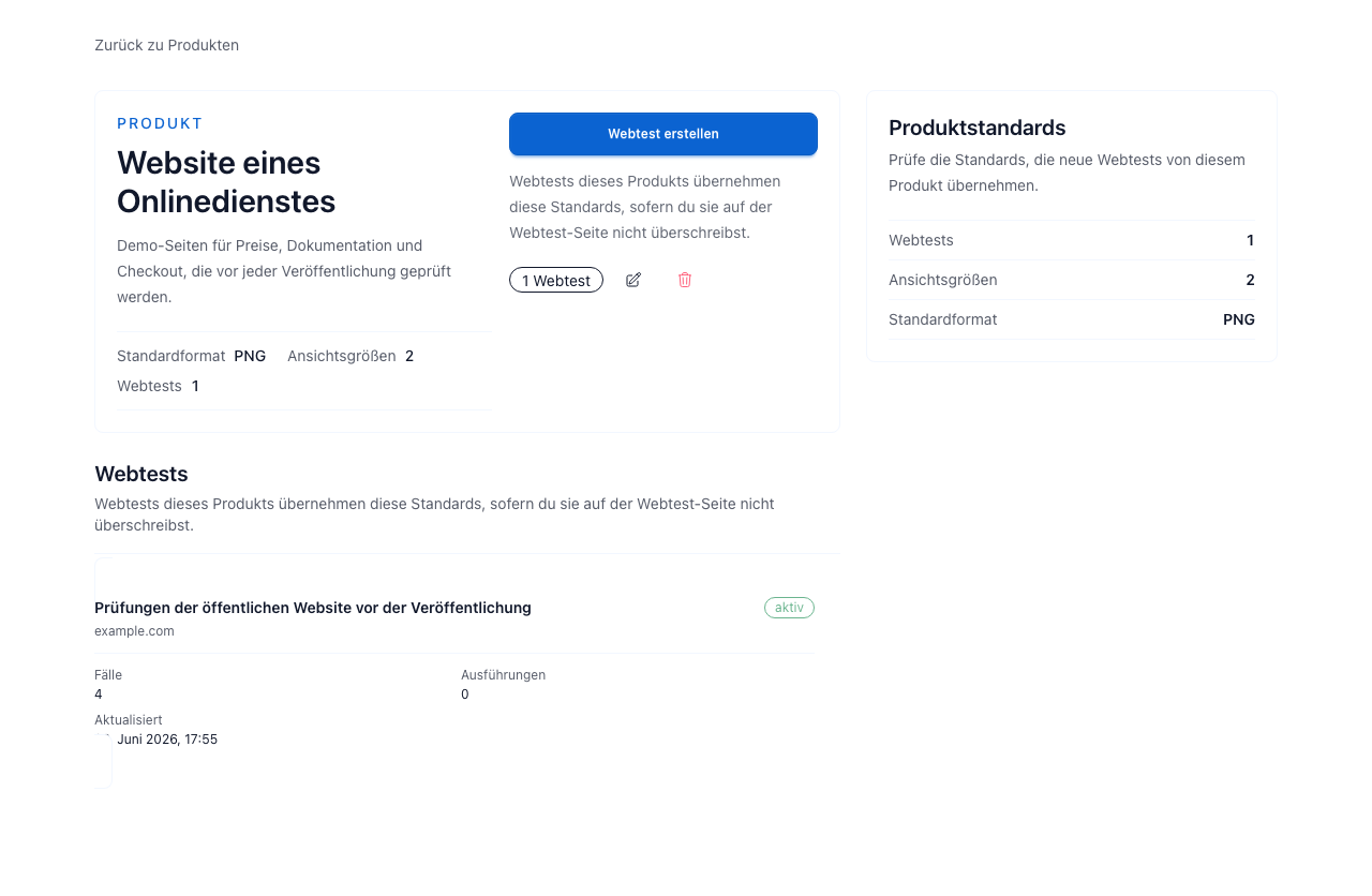 Websites stabil halten