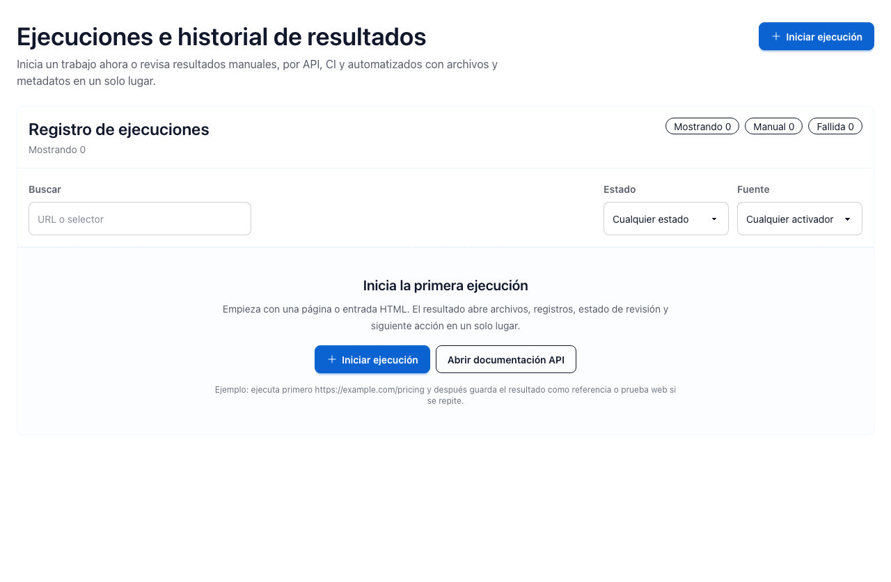 Filtros de retención e historial de un año